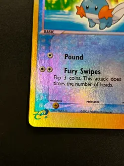 Mudkip 60/109 - EX Ruby and Sapphire Reverse Holo Pokemon TCG Card LP - Image 2