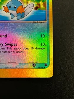 Mudkip 60/109 - EX Ruby and Sapphire Reverse Holo Pokemon TCG Card LP - Image 3