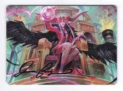 Sorceress's Schemes Art Card (Gold Stamped) MTG Art Series: Final Fantasy ASFIN - Image 1