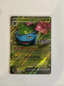 Venusaur ex (Stellar Crown Stamp) 001/142 Miscellaneous Cards & Products Holo - Image 1