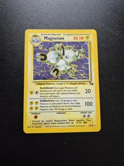 Pokemon 1999 TCG Magneton Fossil Holo Unlimited Rare Card 11/62 - Image 1