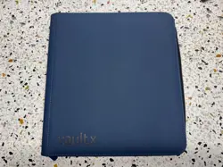 Vault X Royal Blue 12-Pocket Exo-Tec Zip Binder - 480 Cards - Used - Image 1