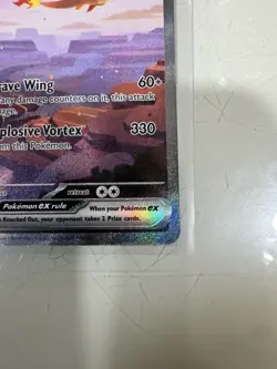 Pokemon TCG Charizard EX Scarlet & Violet 151 Card 199/165 Sir Ultra Rare - Image 5