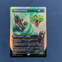 MTG English Ohran Frostfang (Borderless) NM Foil Commander Masters - Image 1