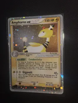 Ampharos ex 89/97 Dragon Holo Pokemon Card Near Mint Swirl Beautiful Rare Copy🔥 - Image 1
