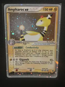 Ampharos ex 89/97 Dragon Holo Pokemon Card Near Mint Swirl Beautiful Rare Copy🔥 - Image 3
