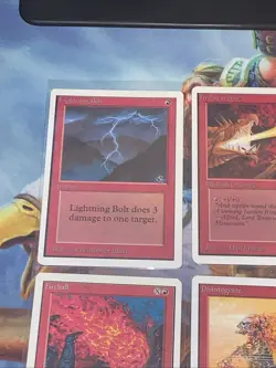 1993 - 15 MTG Unlimited Edition Common Red Cards Lot Near Mint Condition - Image 2