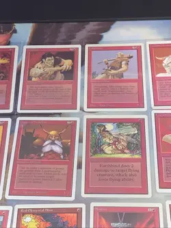 1993 - 15 MTG Unlimited Edition Common Red Cards Lot Near Mint Condition - Image 5