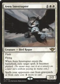 MTG Aven Interrupter Normal NM Outlaws of Thunder Junction Magic 4 - Image 1