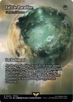Fal'Cie Paradise - Carpet of Flowers (Showcase) Final Fantasy Magic MTG NM - Image 1