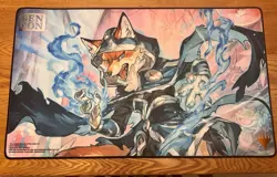 Foil MTG Playmat - Gen Con 2024 Exclusive Jace, the Mind Sculptor (Bloomburrow) - Image 1