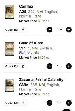 X1 Commander Child Of Alara X5 Commander Deck Essentials $5.43 Market Value - Image 4