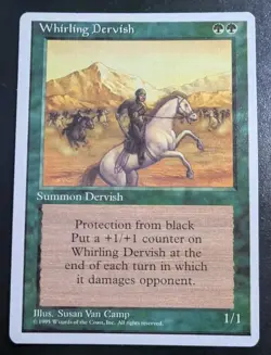 MTG Alternate 4th Fourth Edition Whirling Dervish Mint Magic the Gathering - Image 1
