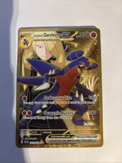 Pokemon TCG Destined Rivals Cynthia's Garchomp EX 241/182 Secret Rare - Image 1