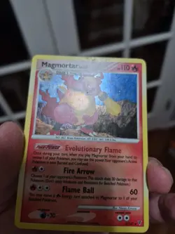 Pokemon TCG - Magmortar 6/147 - Holo Rare Supreme Victors LP SWIRL - Image 3