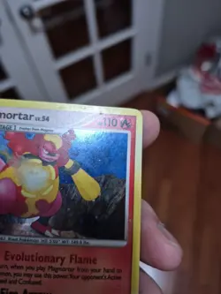 Pokemon TCG - Magmortar 6/147 - Holo Rare Supreme Victors LP SWIRL - Image 5