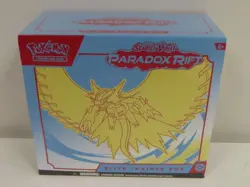 2023 Pokemon Paradox Rift Roaring Moon Factory Sealed ETB Elite Trainer Box - Image 1