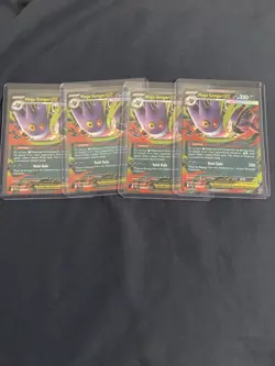 Pokemon Mega Gengar Ex Promo 056/094 NM Lot Of 4 Pack Fresh - Image 1