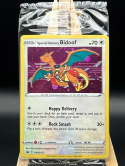 Special Delivery Bidoof - SWSH177 New Sealed - Pokemon Holo Promo - Image 1