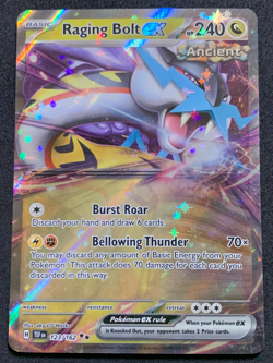 Raging Bolt ex Pokemon Temporal Forces 123/162 Double Rare NM - Image 1