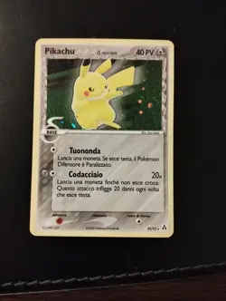 Carte Pokemon PIKACHU 93/92 Specie Delta ITA Holo Italiano Nm Con Swirl - Image 1