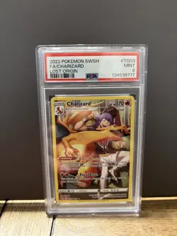 Charizard TG03/TG30 Pokemon Lost Origin Trainer Gallery PSA 9 Mint - Image 1