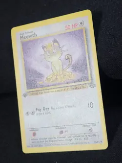 Pokemon 1st Meowth 56/64 Common Persian 42/64 Uncommon Non Holo TCG Jungle LP - Image 4