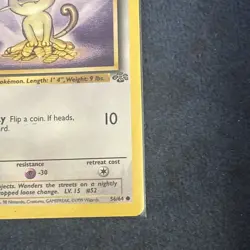 Pokemon TCG Meowth 56/64 Jungle 1st Edition LP - Image 3