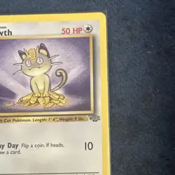 Pokemon TCG Meowth 56/64 Jungle 1st Edition LP - Image 4