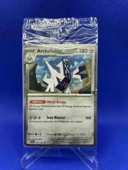 Archaludon 107/142 Sealed Stamped Cosmos Holo EB Games Promo Pokemon TCG - Image 1