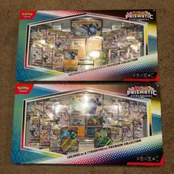 Lot of 2 Pokemon Lucario Tyranitar Premium Collection Prismatic Sams Club Bundle - Image 1