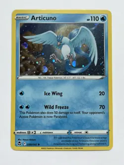 Pokemon SWSH: Articuno, Zapdos & Moltres Cosmos Holo + Galarian Form Holo MINT! - Image 2