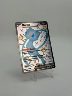 Mew ex - 216/091 - Shiny Ultra Rare SV: Paldean Fates Near Mint Pokemon - Image 3