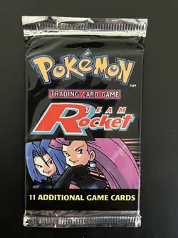 Wizards of the Coast Pokemon TCG Team Rocket Booster Pack Sealed 742818061742 - Image 1