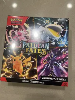 Pokemon Scarlet & Violet Paldean Fates Booster Bundle Sealed - Image 1