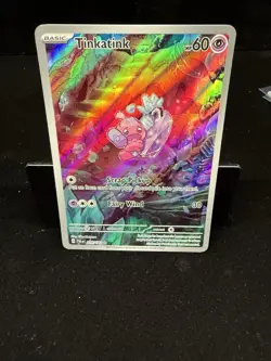 Tinkatink 216/193 - Pokemon TCG Paldea Evolved Holo IR - NM Pack Fresh - Image 1