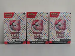 (3) Lot 2023 Pokemon Scarlet & Violet 151 Factory Sealed Booster Bundle Box - Image 1
