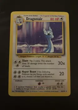 Dragonair - 18/102 - Rare Base Set Unlimited Pokemon TCG Vintage WoTC - Image 1