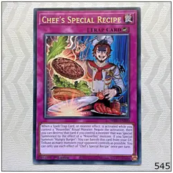 Chef's Special Recipe - WISU-EN040 - Rare 1st Edition Yugioh - Image 1