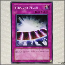 Straight Flush - CDIP-EN050 - Common Unlimited Yugioh - Image 1