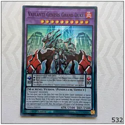 Vaylantz Genesis Grand Duke - TAMA-EN010 - Super Rare 1st Edition Yugioh - Image 1