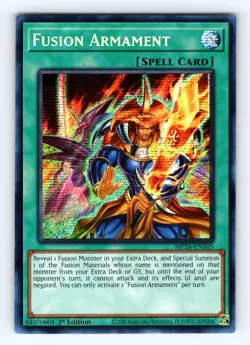 Yugioh Fusion Armament MP24-EN105 1st Edition Prismatic Secret Rare - NM ?? - Image 1