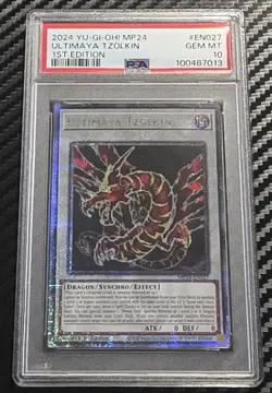 2024 YUGIOH MP24 ULTIMAYA TZOLKIEN QUARTER CENTURY SECRET RARE GEM MINT PSA 10 - Image 1