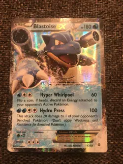 Blastoise EX 17/83 Generations Ultra Rare Holo Pokemon Card - Image 1