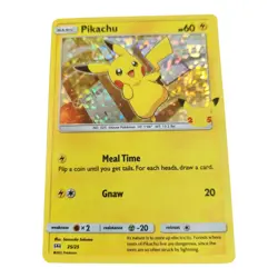 Pikachu Holo 25/25 - McDonald’s 2021 25th Anniversary Promo Pokemon Card NM - Image 1