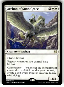 Archon of Sun's Grace Theros Beyond Death Regular MTG - Image 1
