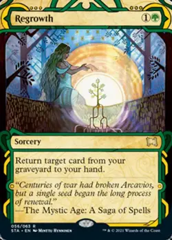 Regrowth (Foil Etched) [Strixhaven: School of Mages Mystical Archive] - Image 1