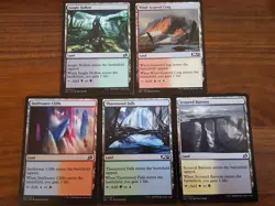 5x ENEMY HEAL LANDS - Dual Lands - MTG - Magic the Gathering - NM - Image 1