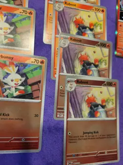 Scorbunny Cinderance Raboot Mega Evolution Playset X12 Pokemon TCG Near Mint - Image 3