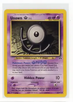 Pokemon Neo Discovery #51/75 Unown [U] - Image 1